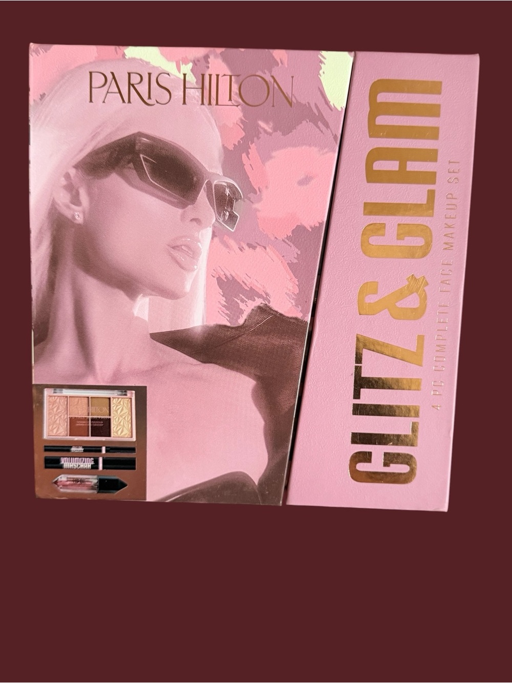 Paris Hilton Pink and Gold Glitz & Glam Makeup Set